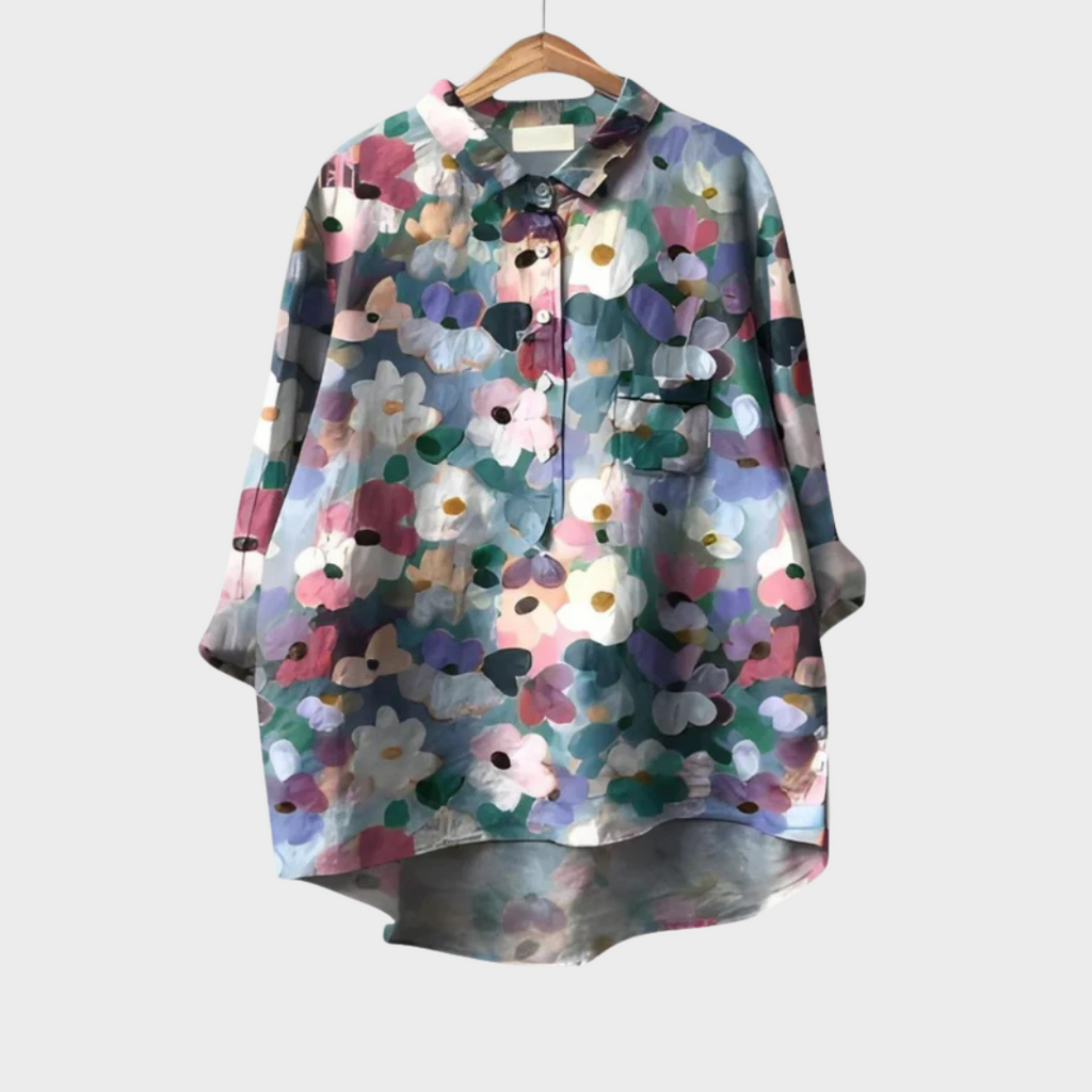ALÉVANE | Chemise Élégante à Motif Émilie (1+1 GRATUIT!)
