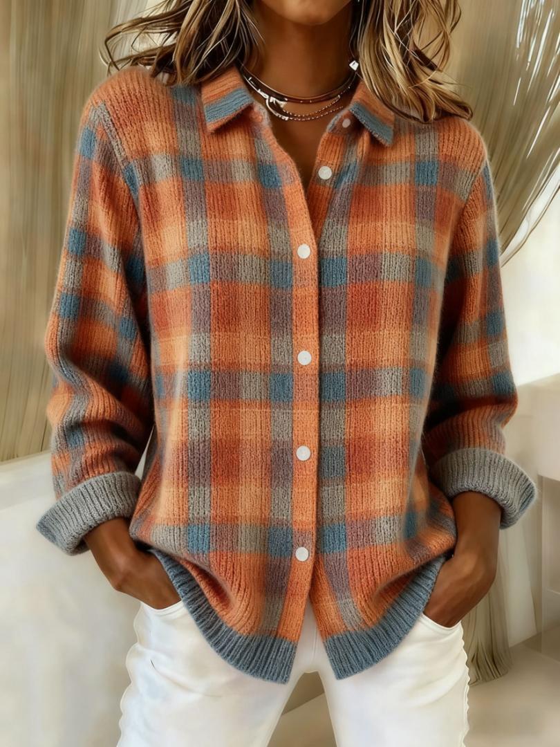 ALÉVANE | Cardigan Carreaux du Quotidien Martine