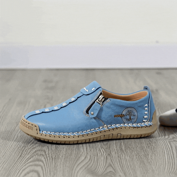 ALÉVANE | Mocassins Orthopédiques Confort Zippés Élise