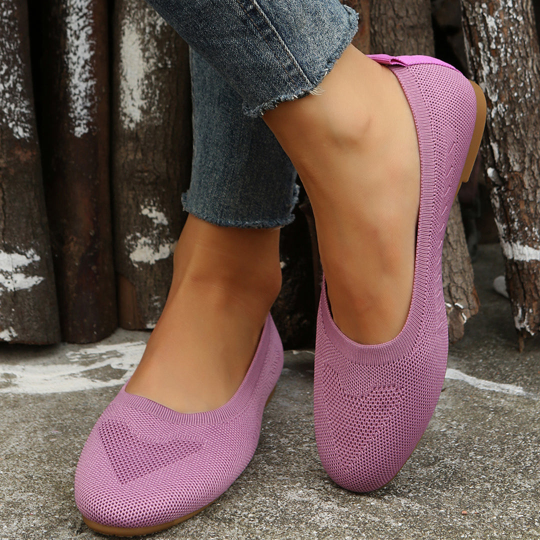 ALÉVANE | Ballerines Souples en Maille Brigitte