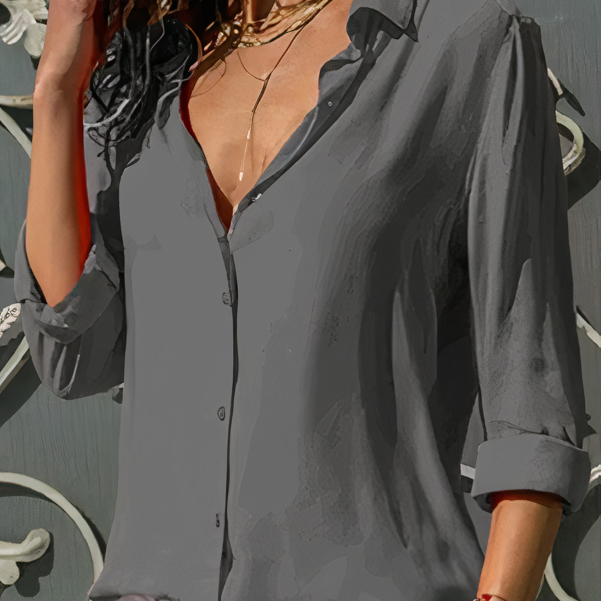 ALÉVANE | Blouse en Chiffon Élégante Yasmine