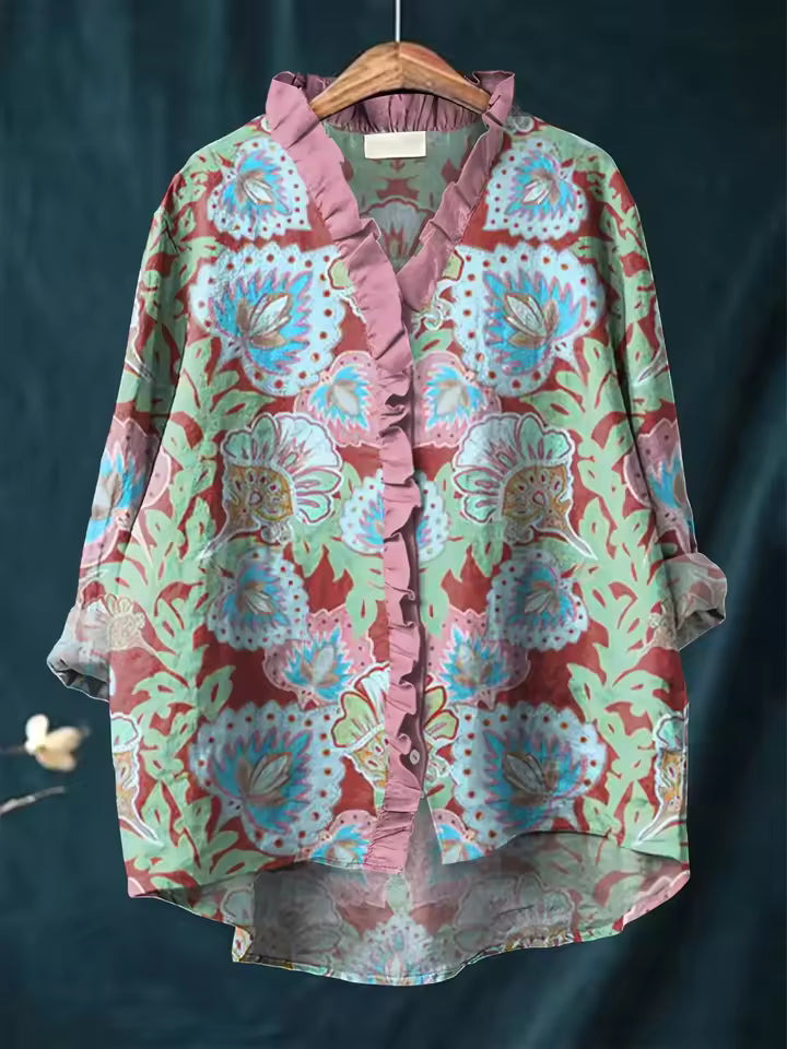 ALÉVANE | Blouse au Caractère Calme Mia