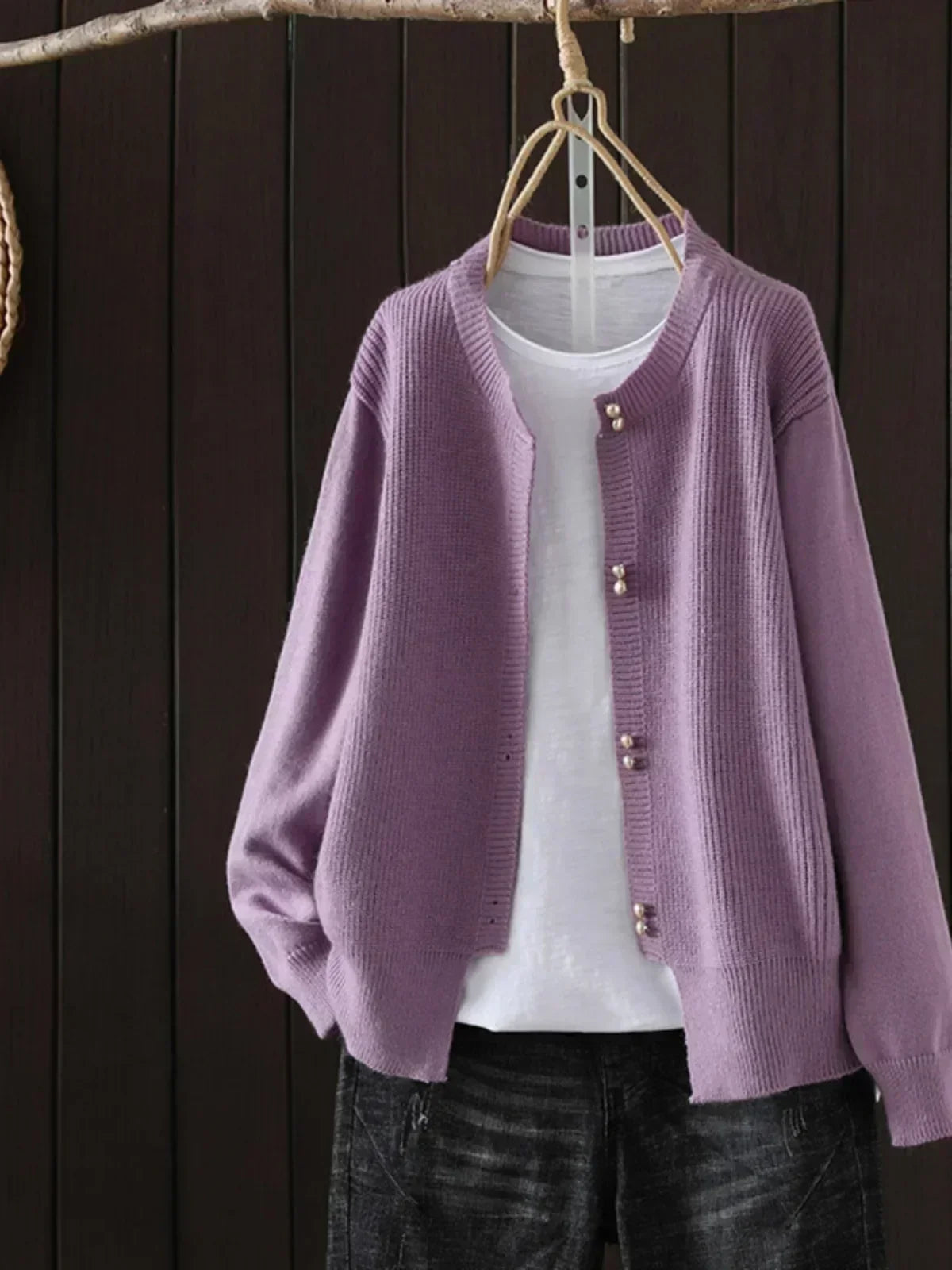 ALÉVANE | Cardigan Boutons Nacrés Véronique
