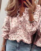 ALÉVANE | Blouse Élégante à Manches Longues Maren