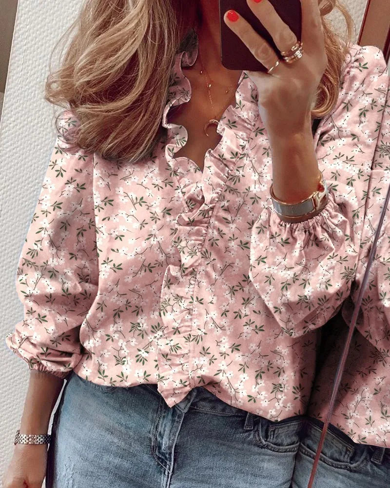 ALÉVANE | Blouse Élégante à Manches Longues Maren