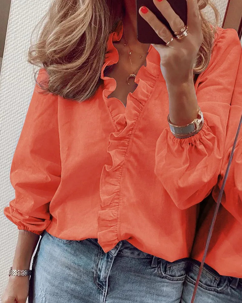 ALÉVANE | Blouse Élégante à Manches Longues Maren
