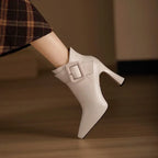 ALÉVANE | Bottines Femme Avec Boucle Et Talon Haut