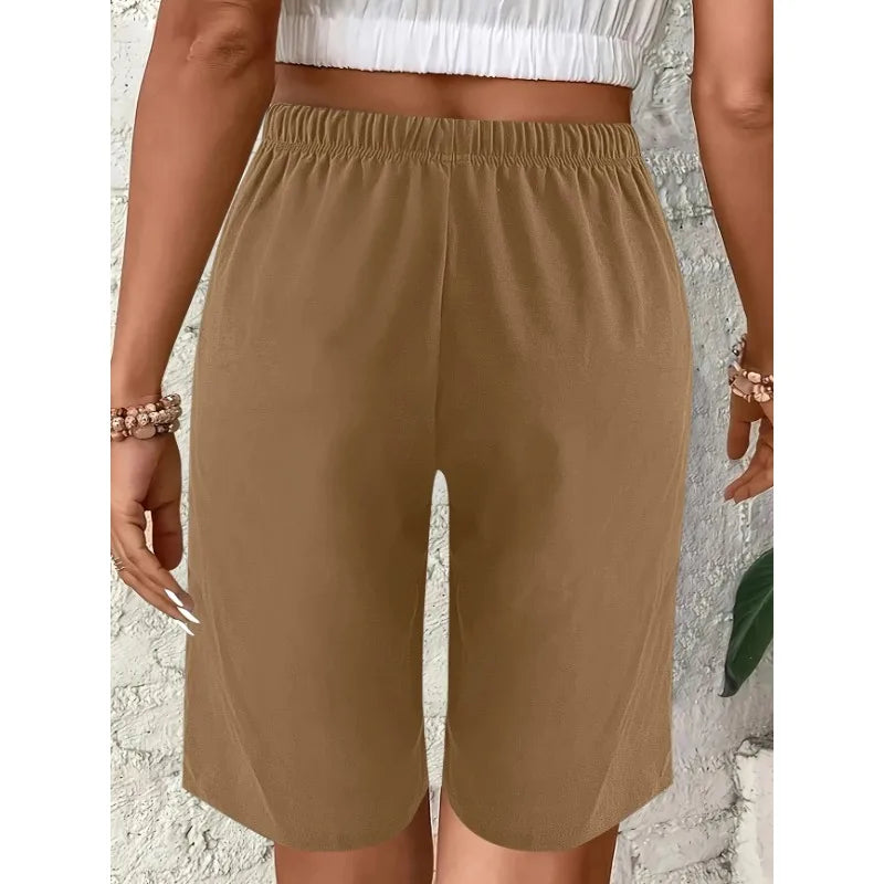 ALÉVANE | Short Taille Élastique Décontracté Lina