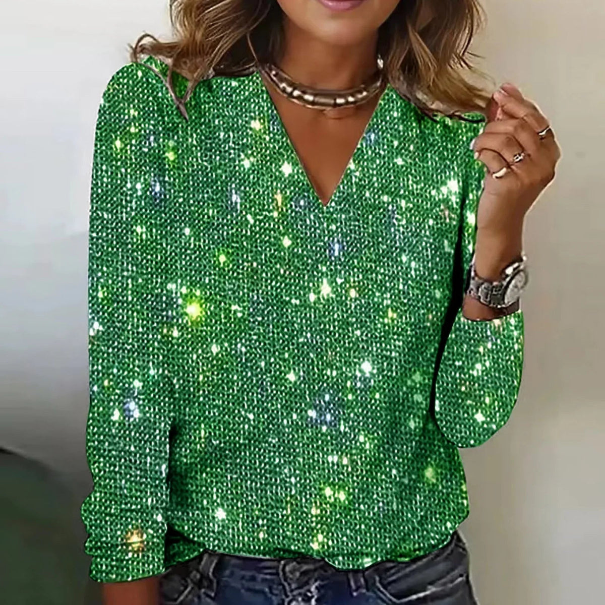 ALÉVANE | Chemise de fête à manches longues Freya