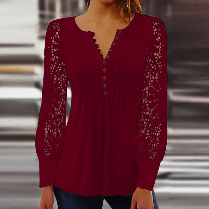 ALÉVANE | Blouse Sophistiquée à Manches Longues Marianne