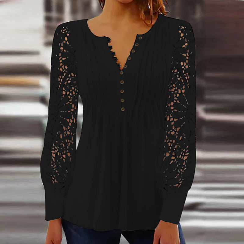 ALÉVANE | Blouse Sophistiquée à Manches Longues Marianne