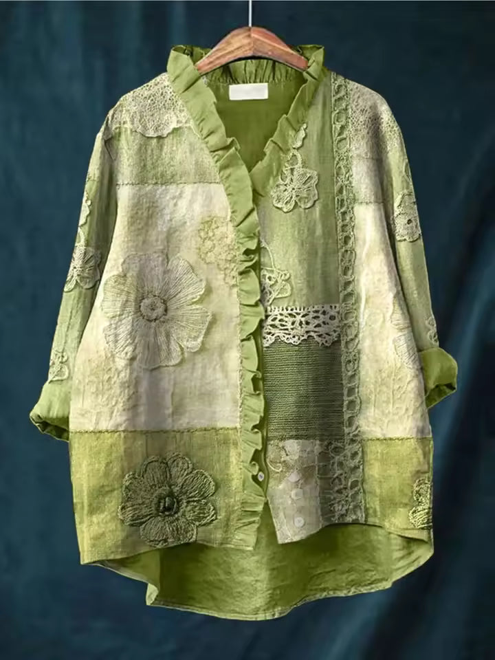 ALÉVANE | Blouse au Caractère Calme Mia