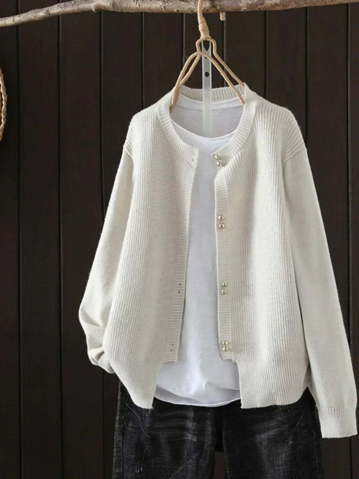 ALÉVANE | Cardigan Boutons Nacrés Véronique