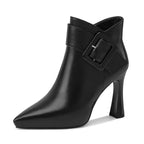 ALÉVANE | Bottines Femme Avec Boucle Et Talon Haut