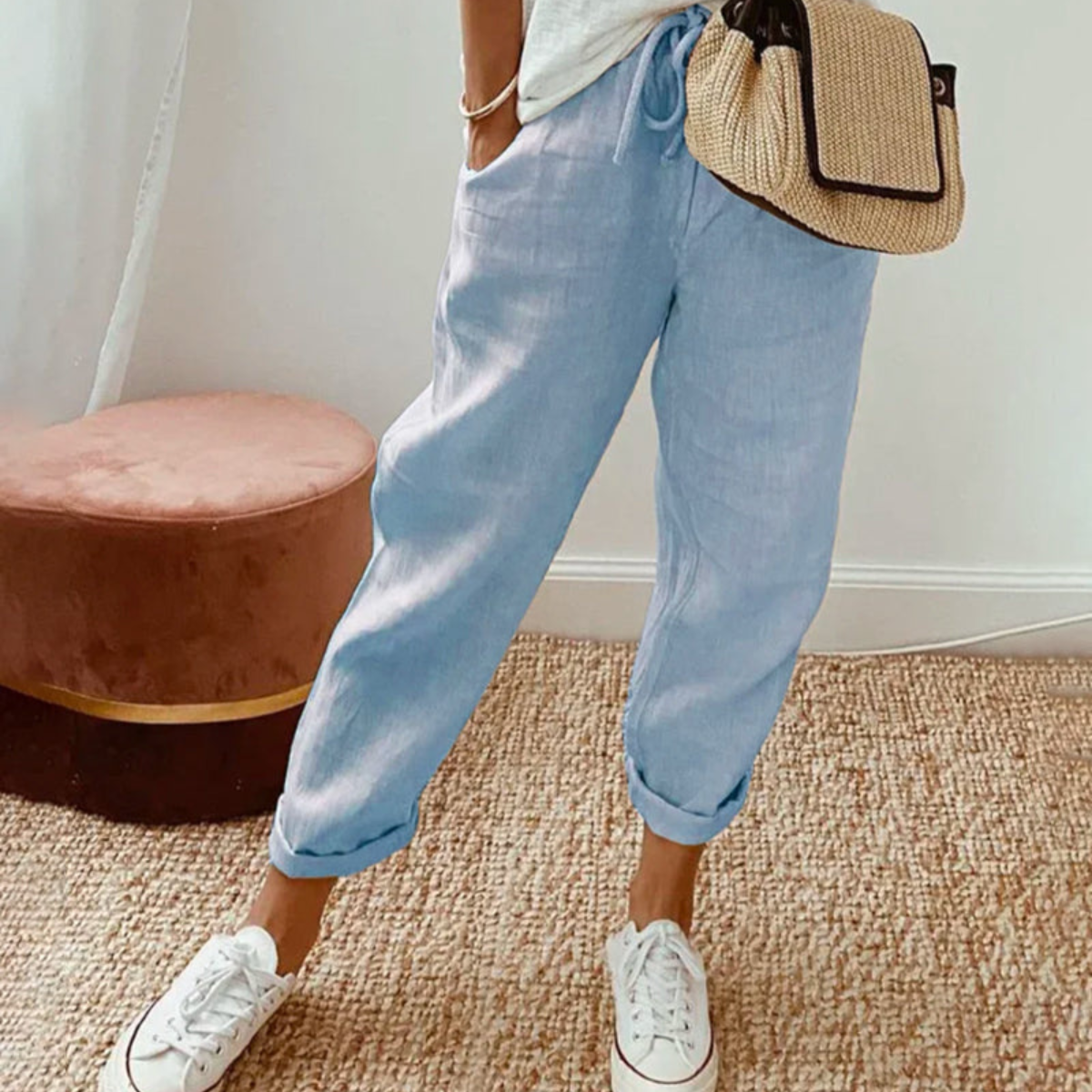 ALÉVANE | Pantalon élégant coton