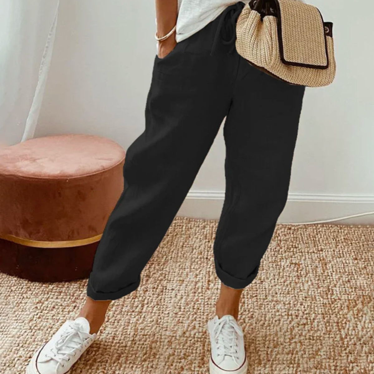 ALÉVANE | Pantalon élégant coton