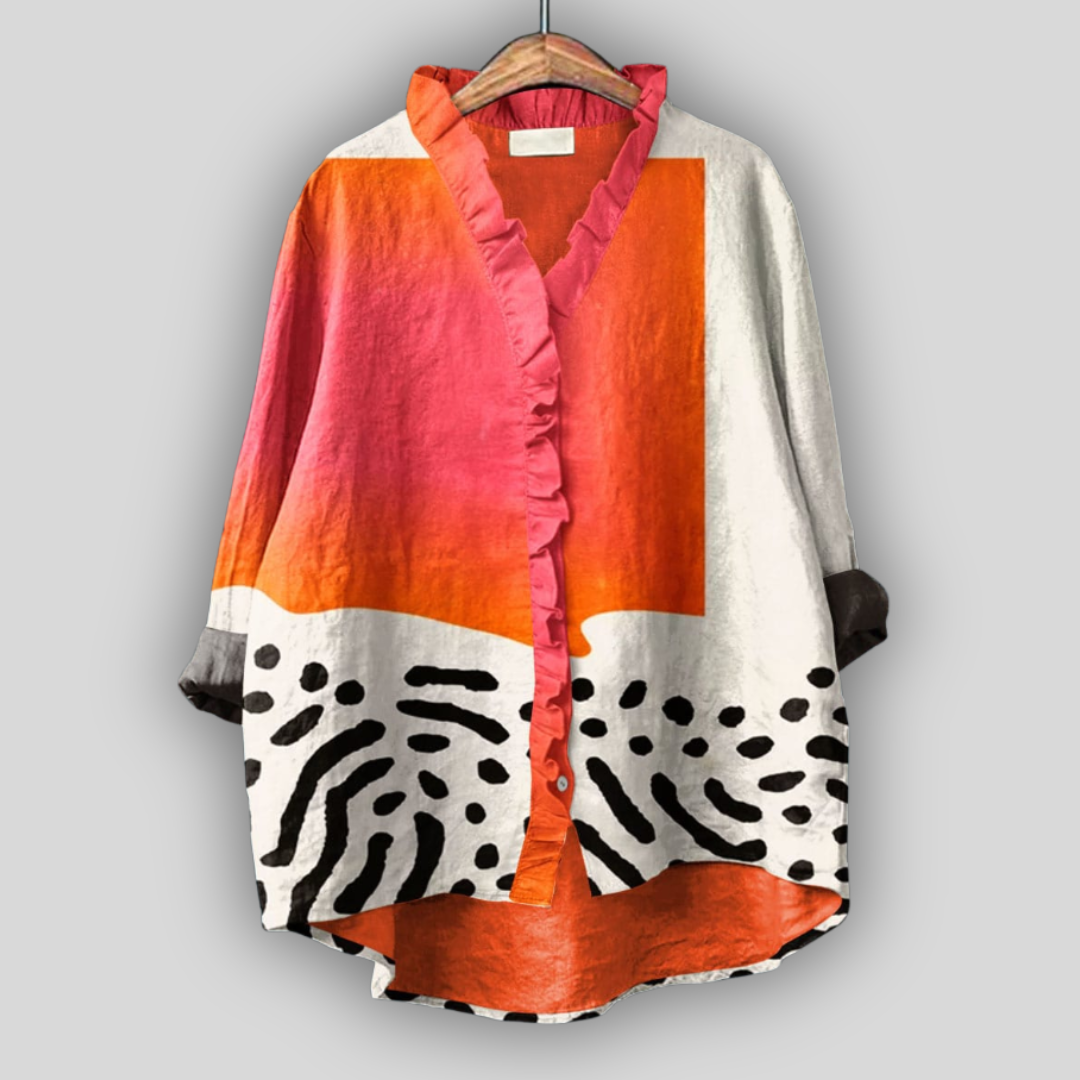 ALÉVANE | Blouse au Caractère Calme Mia