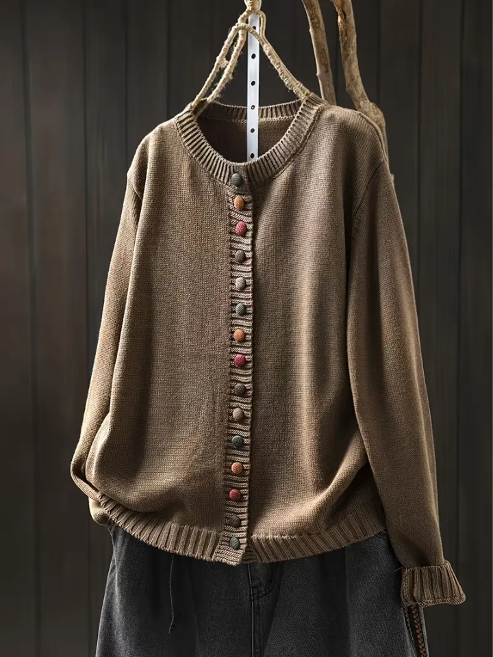 ALÉVANE | Cardigan Boutons Colorés Michèle