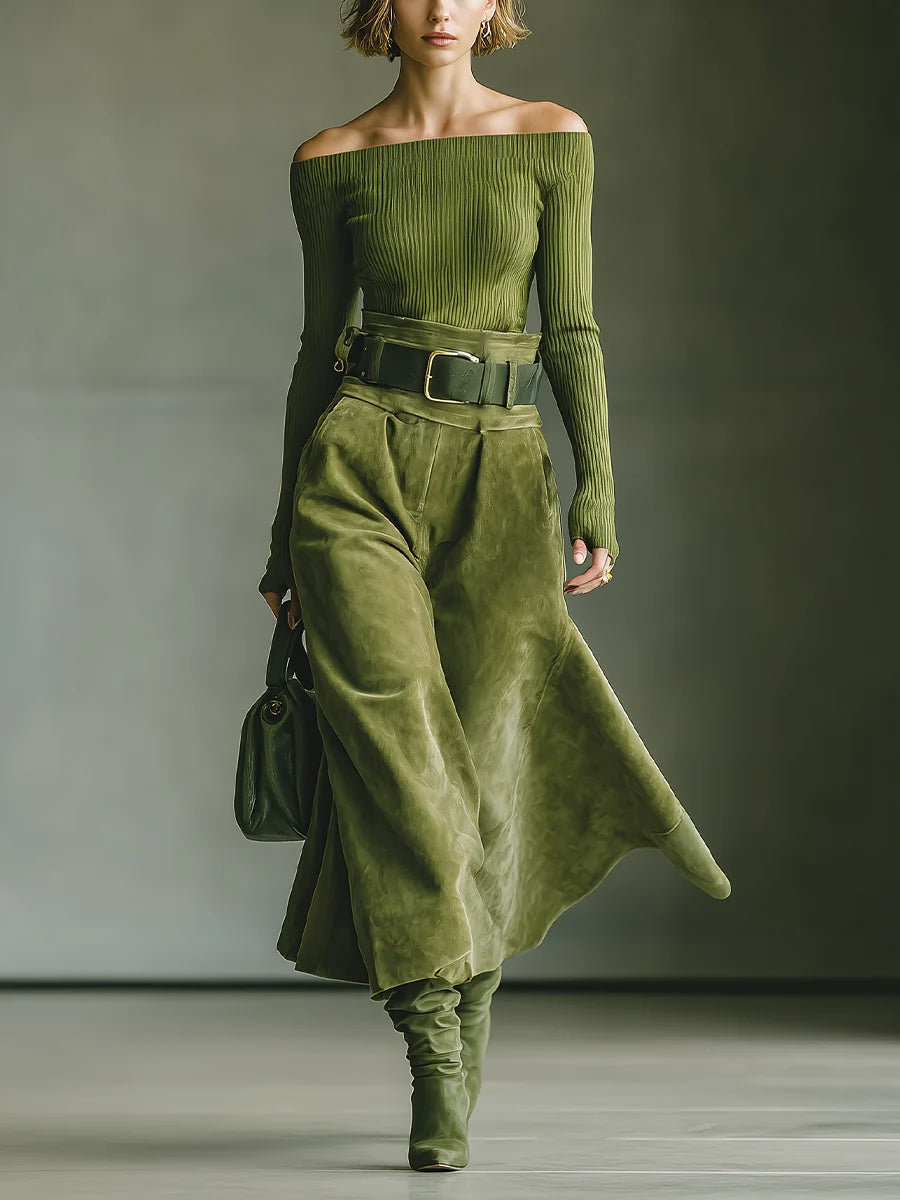 ALÉVANE | Ensemble Chic Épaules Nues Lola