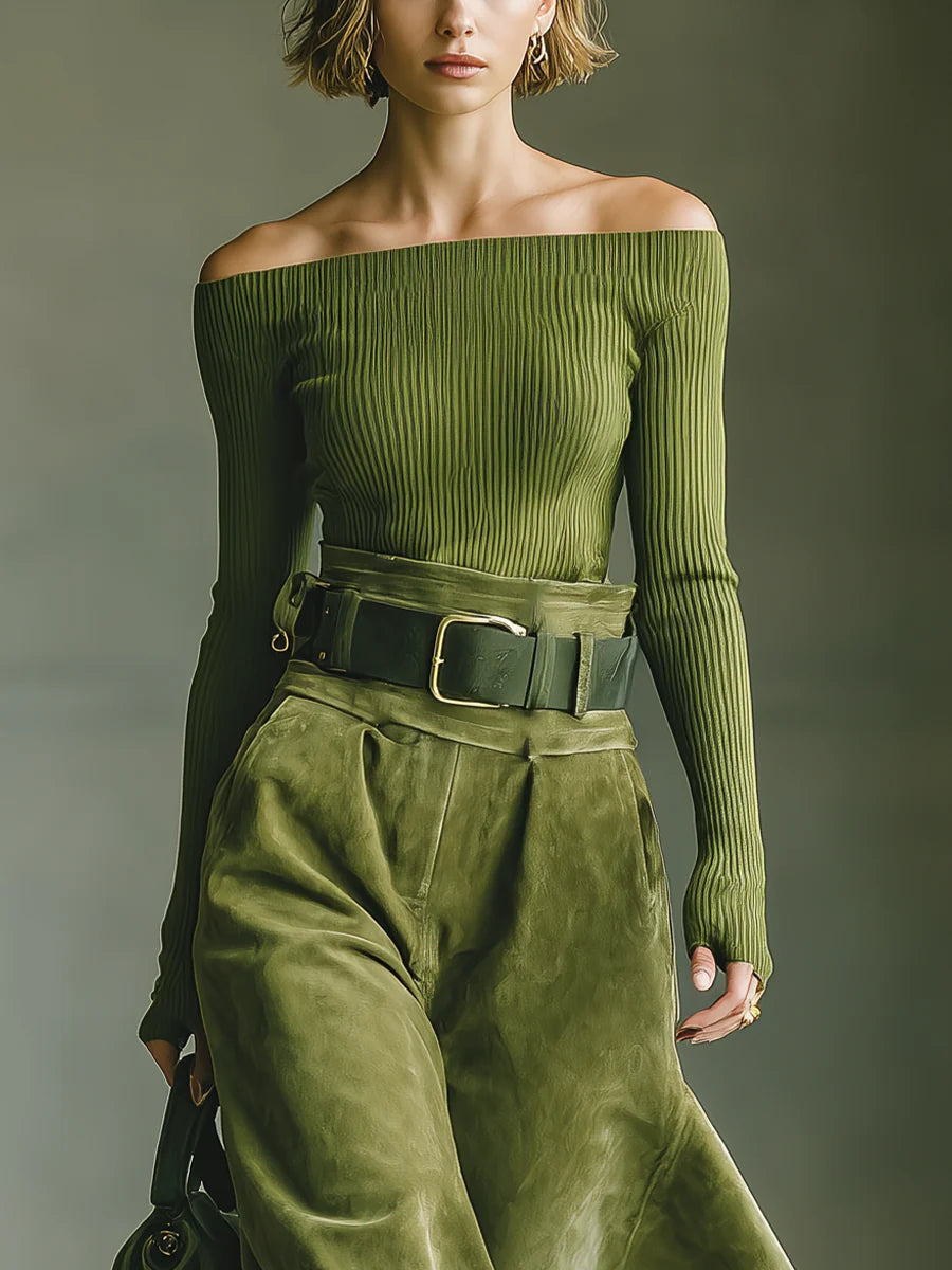 ALÉVANE | Ensemble Chic Épaules Nues Lola