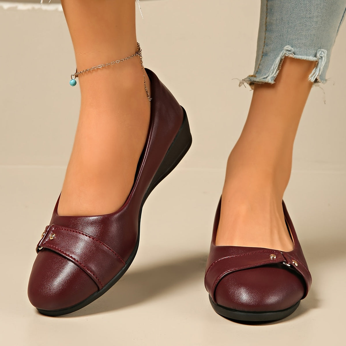 ALÉVANE | Ballerines Compensées Confort Aveline