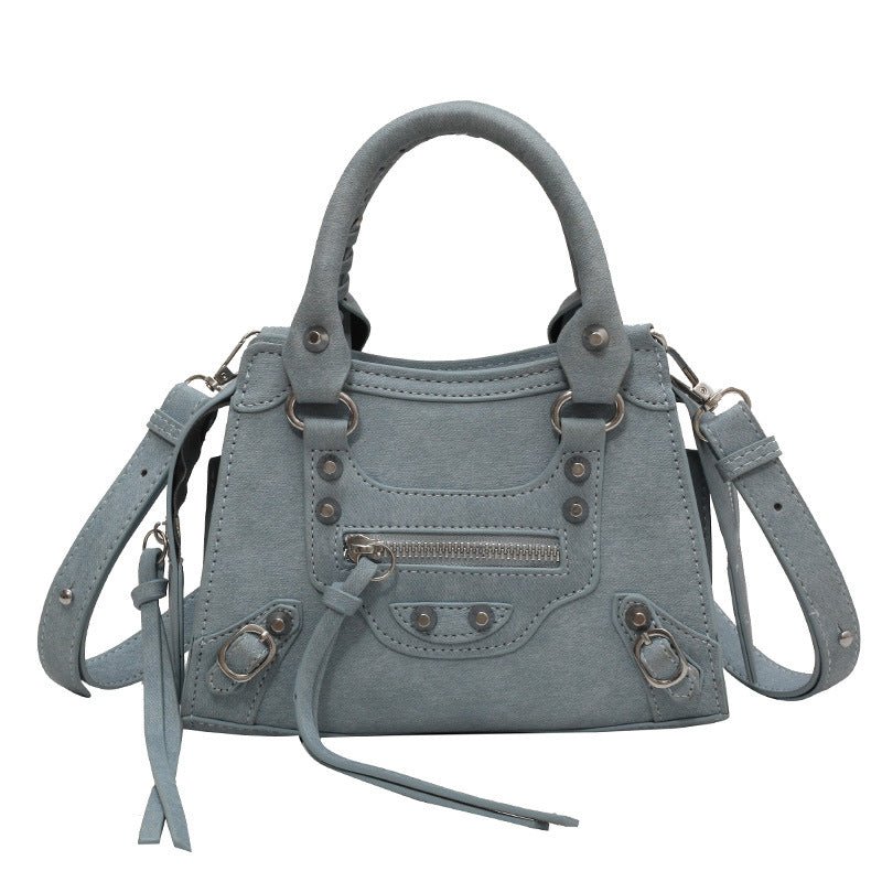 ALÉVANE | SAC DENIM HORIZON BLEU