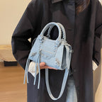 ALÉVANE | SAC DENIM HORIZON BLEU