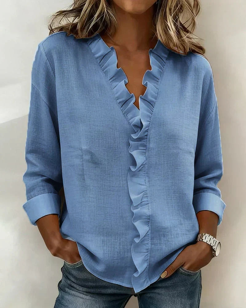 ALÉVANE | Blouse à Volants Susan