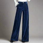 ALÉVANE | PANTALON EN VELOURS TRICOTÉ TAILLE HAUTE POUR FEMME