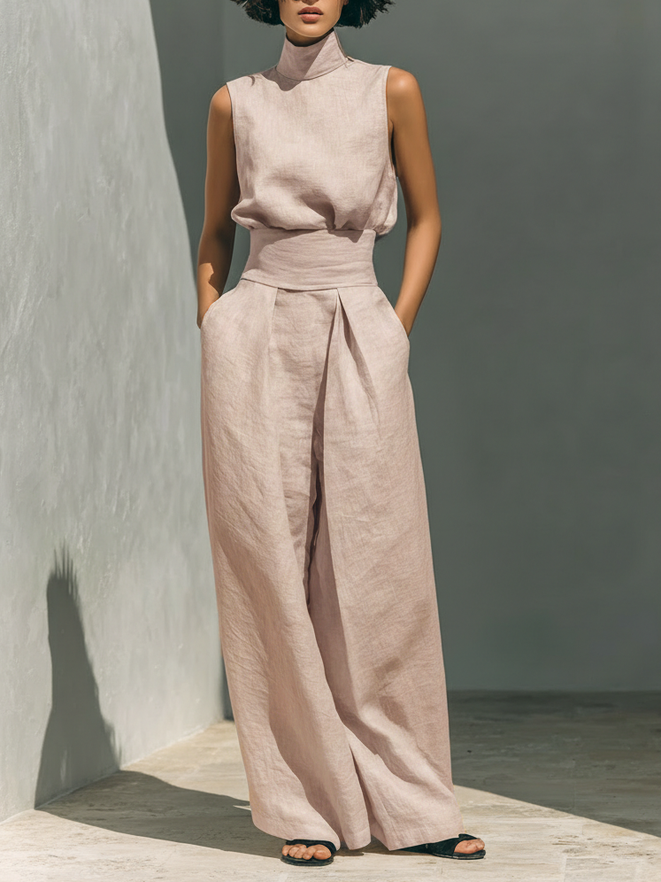 ALÉVANE | Ensemble Large en Lin Élégant Ariana