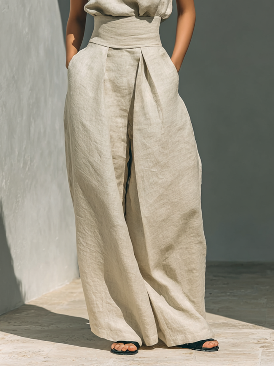 ALÉVANE | Ensemble Large en Lin Élégant Ariana