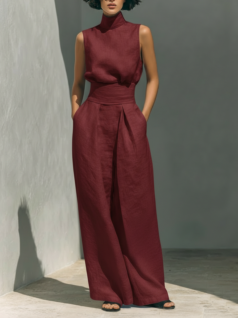 ALÉVANE | Ensemble Large en Lin Élégant Ariana