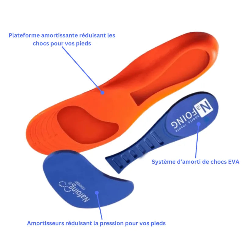 ALÉVANE | Ensemble de semelles de soutien Ergonomique