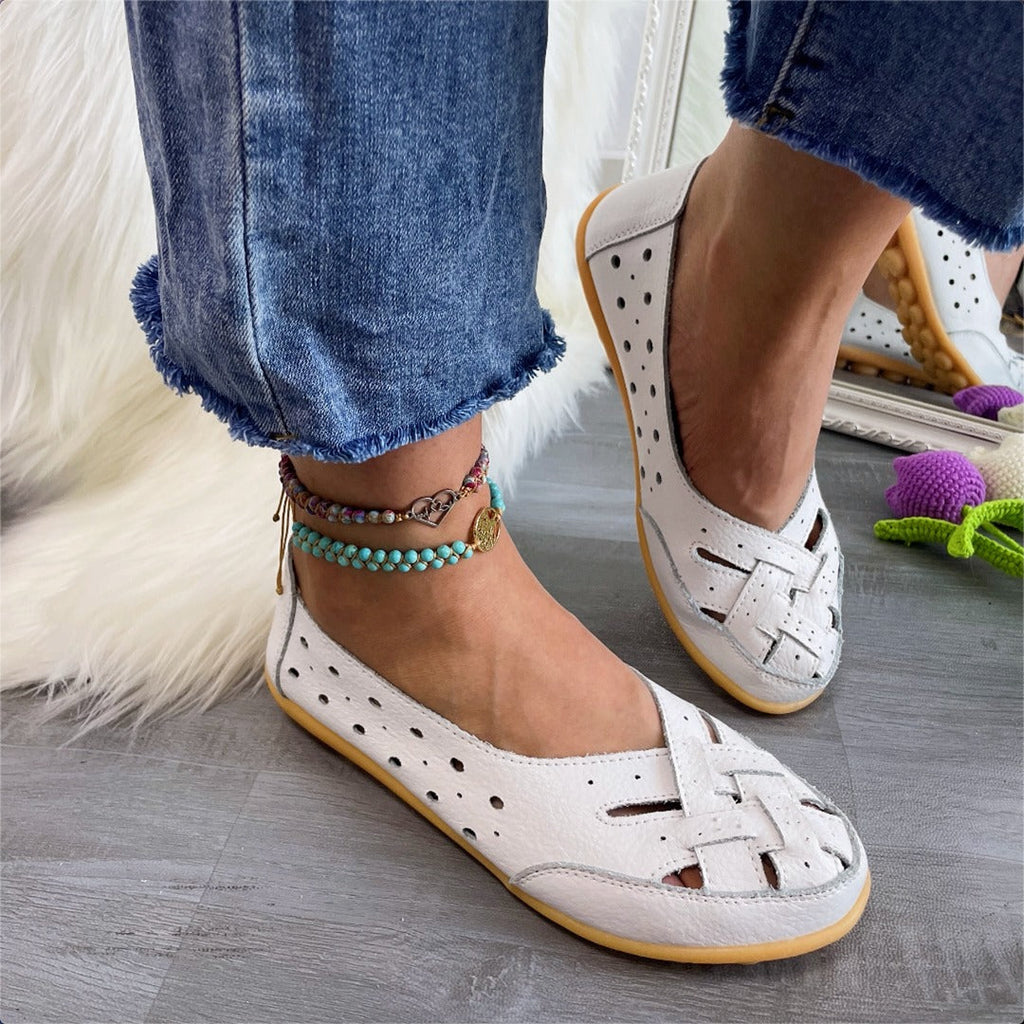 ALÉVANE | Mocassins Élégants en Cuir Aéré