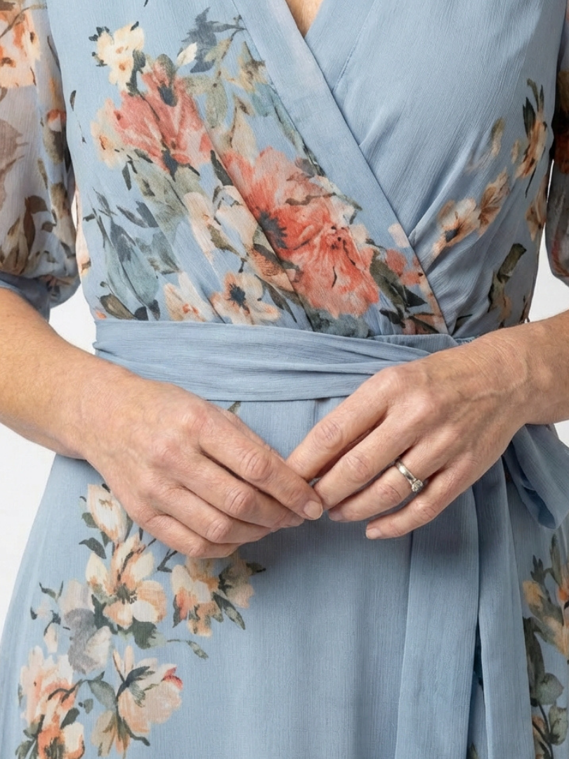 ALÉVANE | Robe Maxi à Enveloppe Elowen
