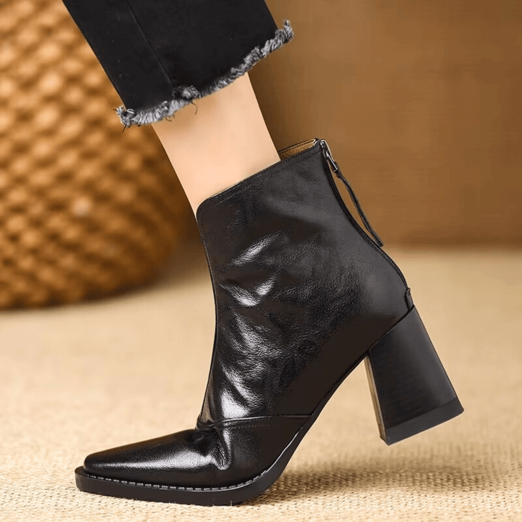 ALÉVANE | Bottines Élégantes à Talon Moyen