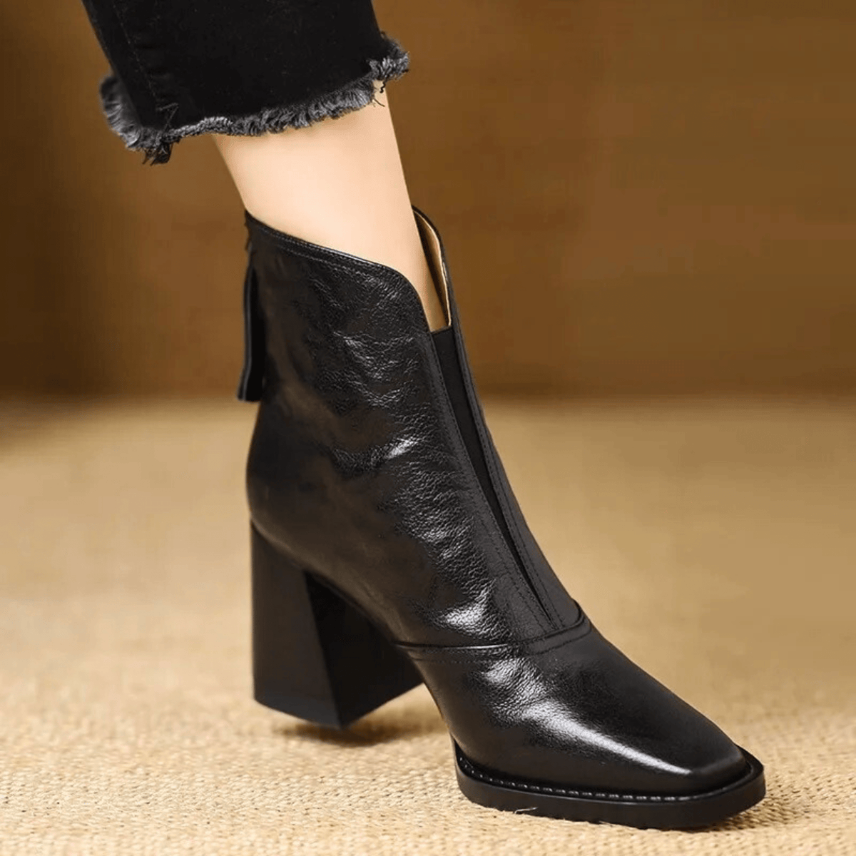 ALÉVANE | Bottines Élégantes à Talon Moyen